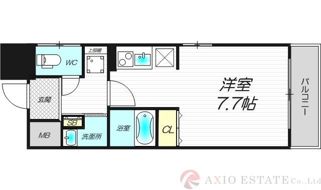 パークフラッツ東三国の間取り