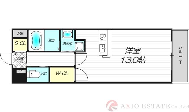サンレムート新大阪EASTⅢの間取り