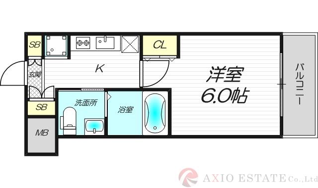 エステムコート新大阪Ⅷレヴォリスの間取り