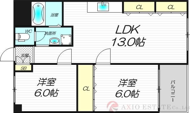 マンションサルナートの間取り