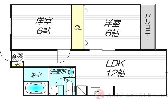 マンションサルナートの間取り