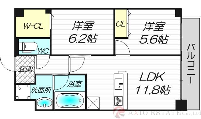 上新庄2丁目レジデンスの間取り
