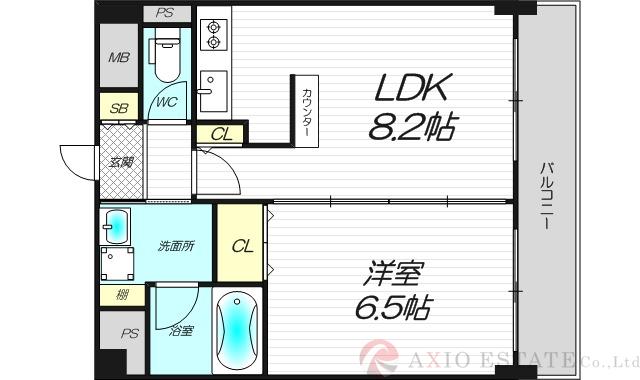 エスティライフ新大阪の間取り
