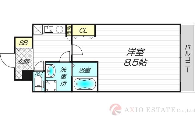 ヴェリテ新大阪の間取り