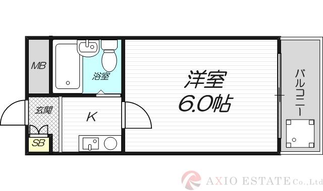 新大阪パート1の間取り