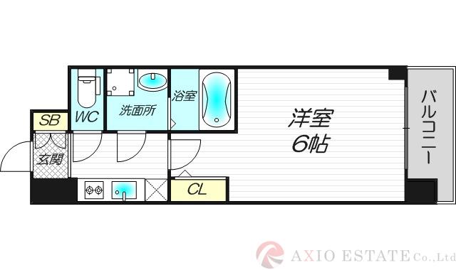 エスリードレジデンス大阪グランノースⅡの間取り