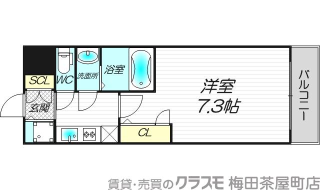 ライジングメゾン新大阪サウスの間取り