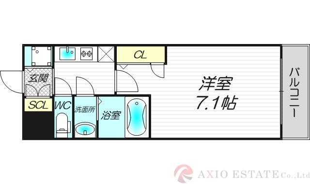 ライジングメゾン新大阪サウスの間取り