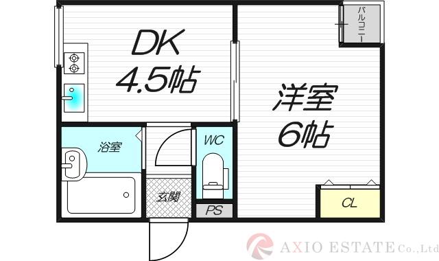 サンライズハイツ2号館の間取り