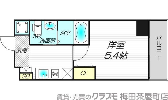 レクシア天神橋の間取り