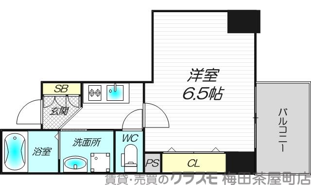 レクシア天神橋の間取り