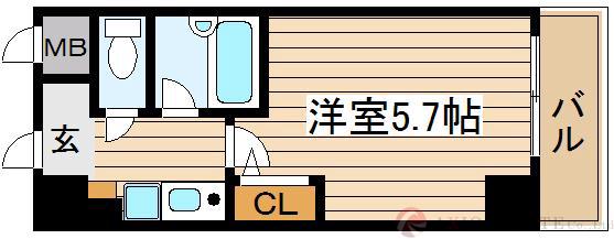 プレサンス天満の間取り