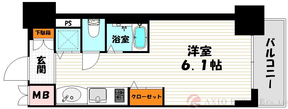 中津の完工年月(2011年8月)築の賃貸マンションの間取り