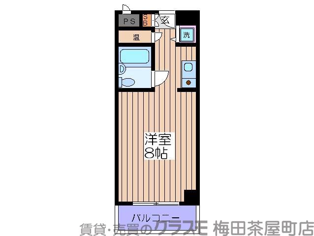 天満メゾン中塚の間取り