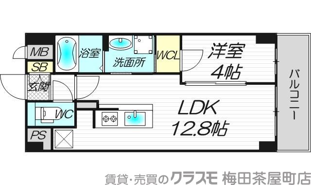 大淀中の完工年月(2015年3月)築の賃貸マンションの間取り