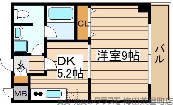 プランドール中津の間取り
