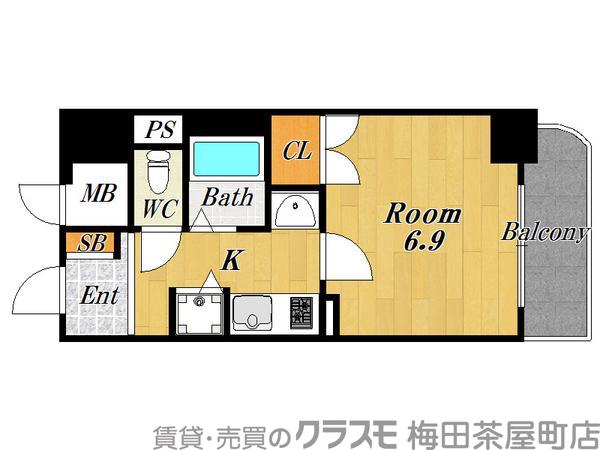 ランドマークシティ同心の間取り