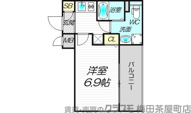 プレサンス天満ステーションフロントの間取り