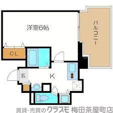 プレサンス天満ステーションフロントの間取り