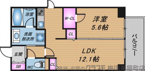ブリリアント同心の間取り