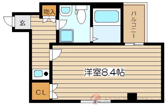 カサビエント大手前の間取り
