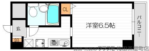 豊崎の完工年月(1996年3月)築の賃貸マンションの間取り