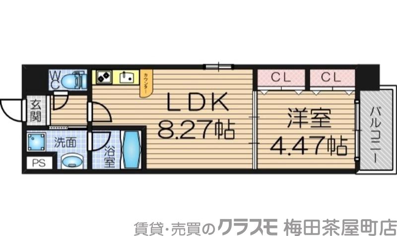 南扇町の完工年月（2006年1月）築の賃貸マンションの間取り