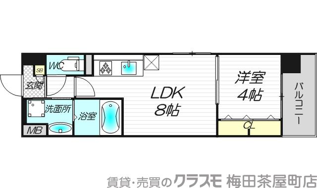 シャイニング福島離宮の間取り