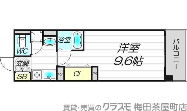 エスリード天満橋の間取り