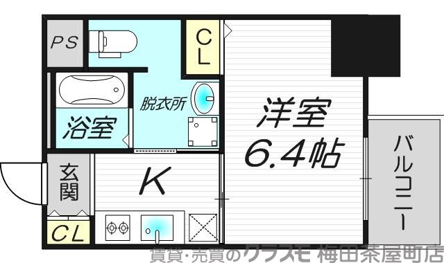 サムティ天満Ｄｉｏの間取り