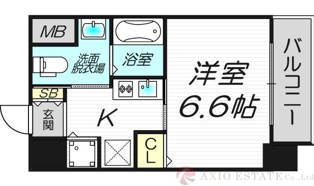 サムティ天満Ｄｉｏの間取り