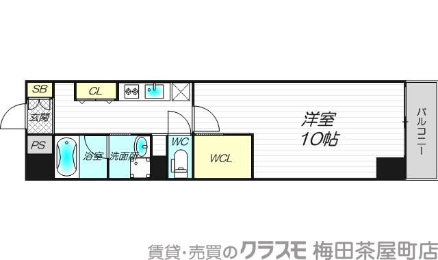 天満リバーサイドプラザの間取り