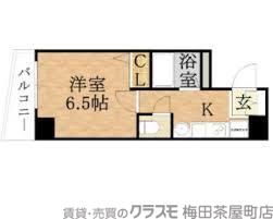 アスティナ天神橋の間取り