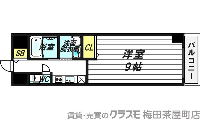 ドゥーエ立売堀の間取り