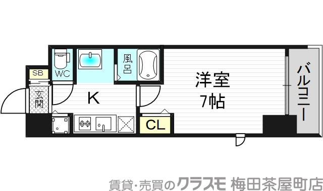 天神西町の完工年月（2016年2月）築の賃貸マンションの間取り