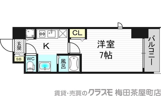 天神西町の完工年月（2016年2月）築の賃貸マンションの間取り