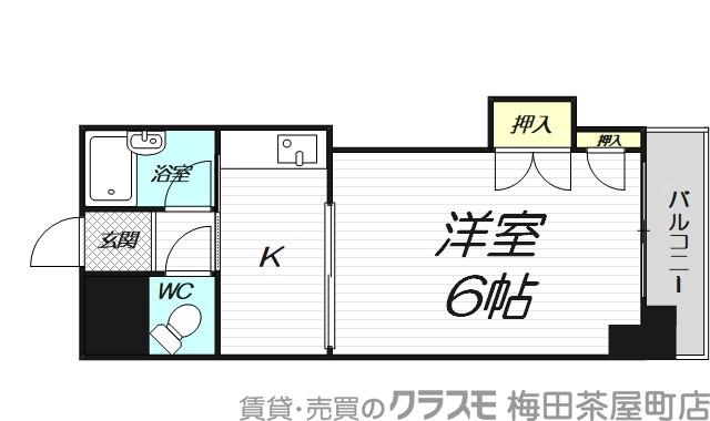 Collection中崎Ⅰの間取り