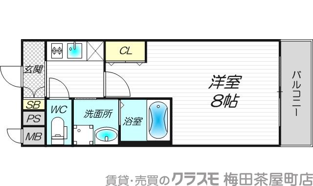 ビガーポリス143松ヶ枝町の間取り