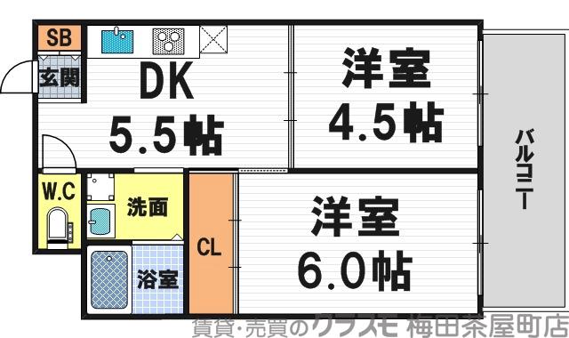 シティハイツサルキの間取り