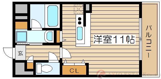 カルムクレール2.5.8の間取り