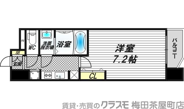 アドバンス大阪城グラシアの間取り