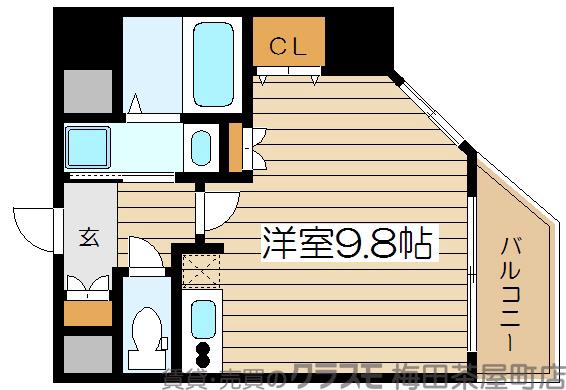 S-RESIDENCE Hommachi Marksの間取り