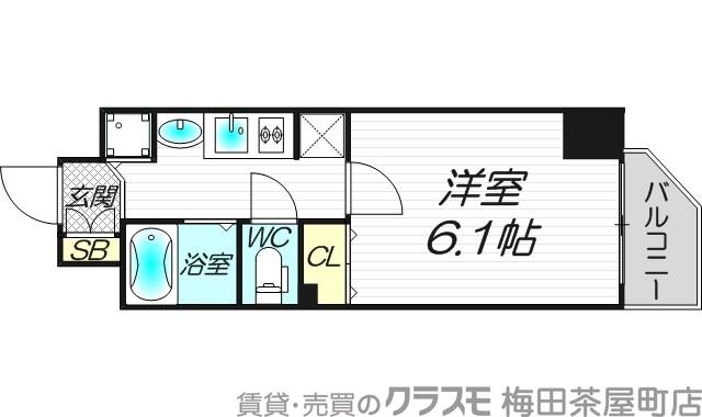 東高麗橋の完工年月（2010年2月）築の賃貸マンションの間取り