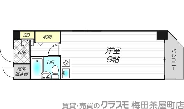 メロディーハイム中津2番館の間取り