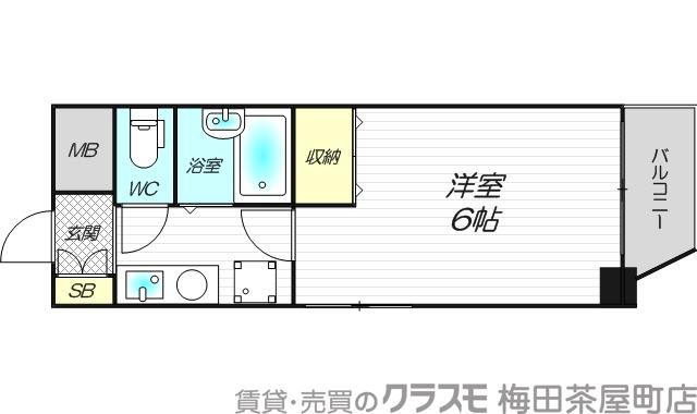 メロディーハイム中津2番館の間取り