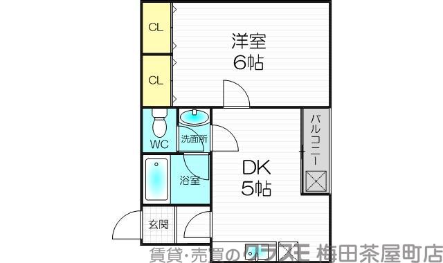 オーナーズマンション天六の間取り