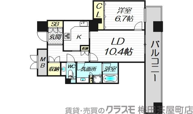 OAPレジデンスタワー　西館の間取り