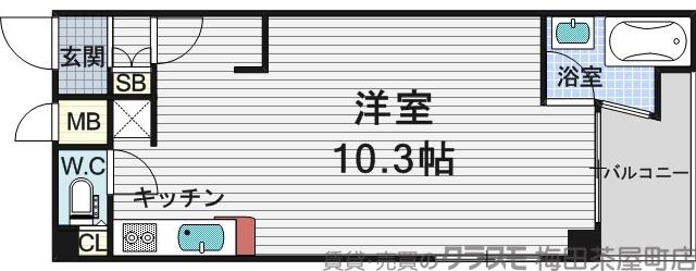 南扇町の完工年月(2005年1月)築の賃貸マンションの間取り