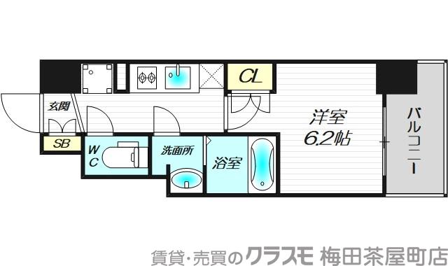 大淀中の完工年月(2020年2月)築の賃貸マンションの間取り