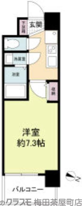 吉野の完工年月(2018年3月)築の賃貸マンションの間取り